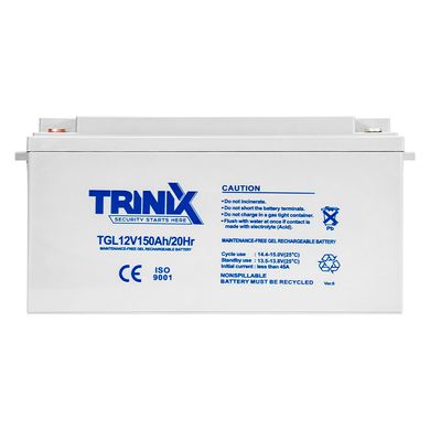 Аккумуляторная батарея гелевая TRINIX TGL12V150Ah/20Hr GEL, 12В 150А/г