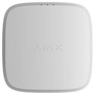 Беспроводной адресный пожарный извещатель точечный тепловой Ajax EN54 FireProtect (Heat) Jeweller White