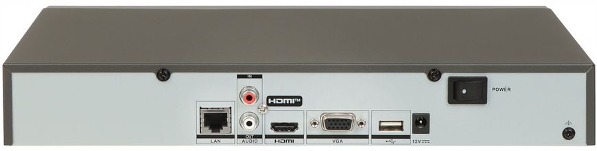 4-канальний IP відеореєстратор Hikvision DS-7604NXI-K1(B), 12Мп