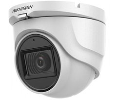 Купольна HD камера з мікрофоном Hikvision DS-2CE76D0T-ITMFS, 2Мп