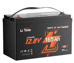 LiFePO4 тяговый аккумулятор Li Time L12V165-150-DP-BT-CCA1K2-4-A100 Dual Purpose Bluetooth