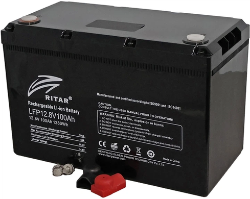 Акумуляторна батарея Ritar LFP12.8V100AH G3 з системою підігріву та bluetooth
