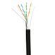 Кабель кручена пара зовнішній з тросом ATIS FTP 4*2*0.5-CU PE MT кат.5е, 305м