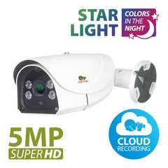 Варифокальная IP камера Partizan IPO-VF5RP Starlight 1.1 Cloud, 5Мп