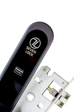 Электронный RFID замок для офисов SEVEN LOCK SL-7737S black ID MF