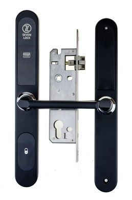 Электронный RFID замок для офисов SEVEN LOCK SL-7737S black ID MF
