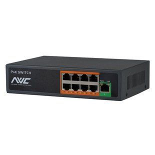 8-канальний PoE комутатор NVC-908D