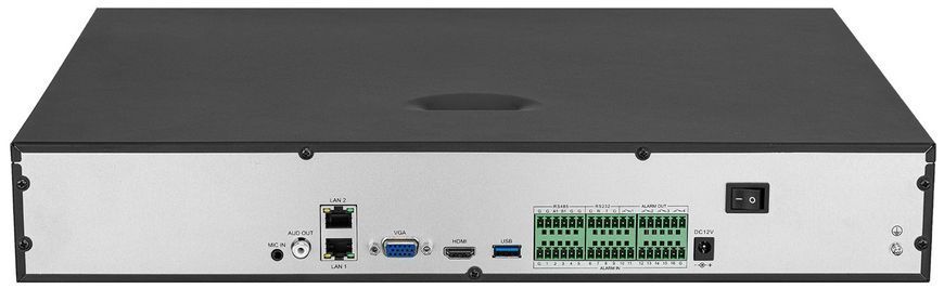 40-канальный IP видеорегистратор Tiandy TC-R3440 Spec:I/B/N/H/C/V4.0, 16Мп