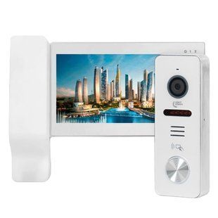 Комплект відеодомофону Light Vision SEOUL + відеопанель 2Mp White