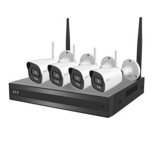 Комплект Wi-Fi відеоспостереження на 4 камери TVT TD-P0804W1-001