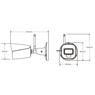 Комплект Wi-Fi видеонаблюдения на 4 камеры TVT TD-P0804W1-001